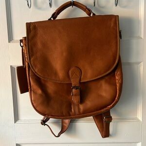 Travel Smith leather backpack